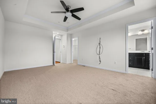 a view of an empty room