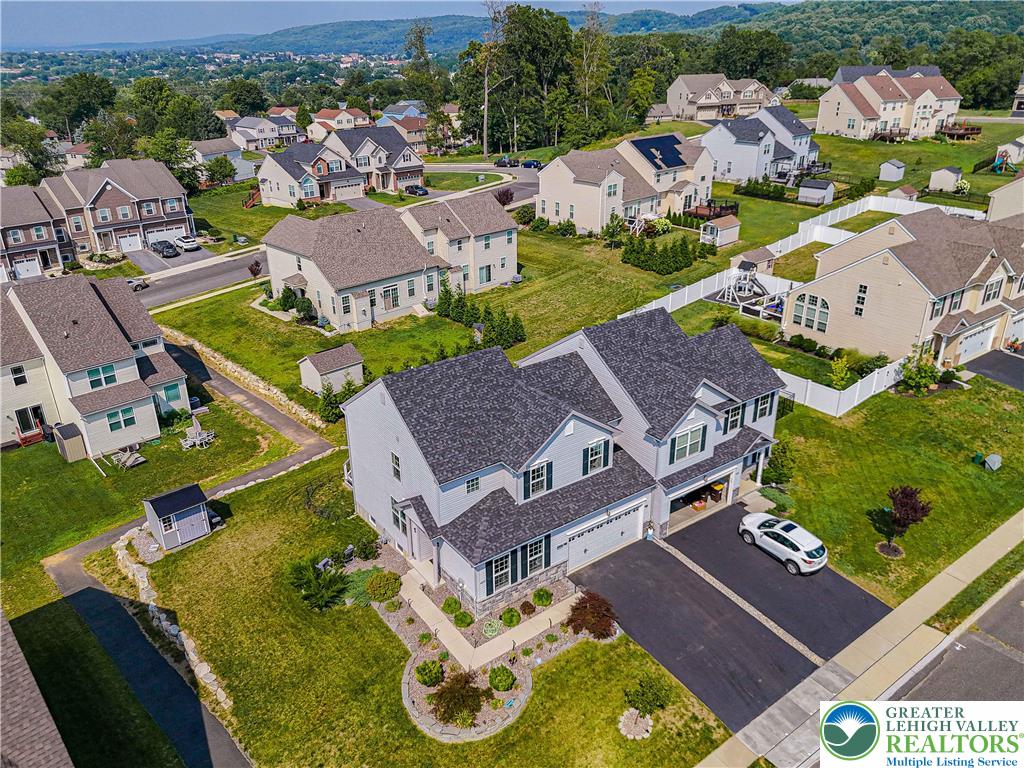 4435 Stole Road Emmaus, PA 18049 - Photo 60 of 64 an aerial view of a house with a garden