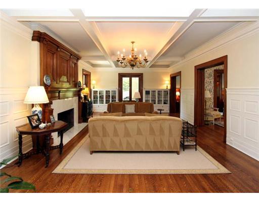 Undisclosed Address Greenwich, CT 06830 - Photo 3 of 9 a living room with furniture and a fireplace