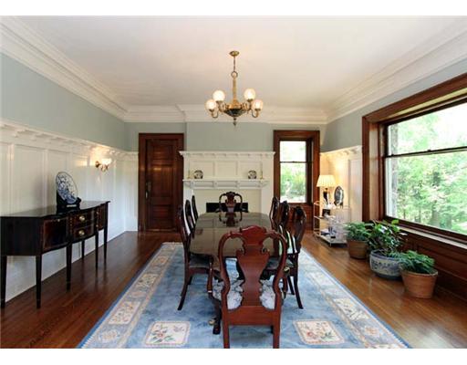 Undisclosed Address Greenwich, CT 06830 - Photo 4 of 9 a view of a dining room with furniture window and wooden floor