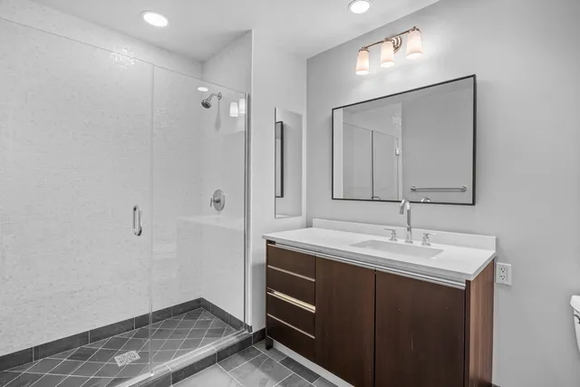 a view of a hallway with entryway