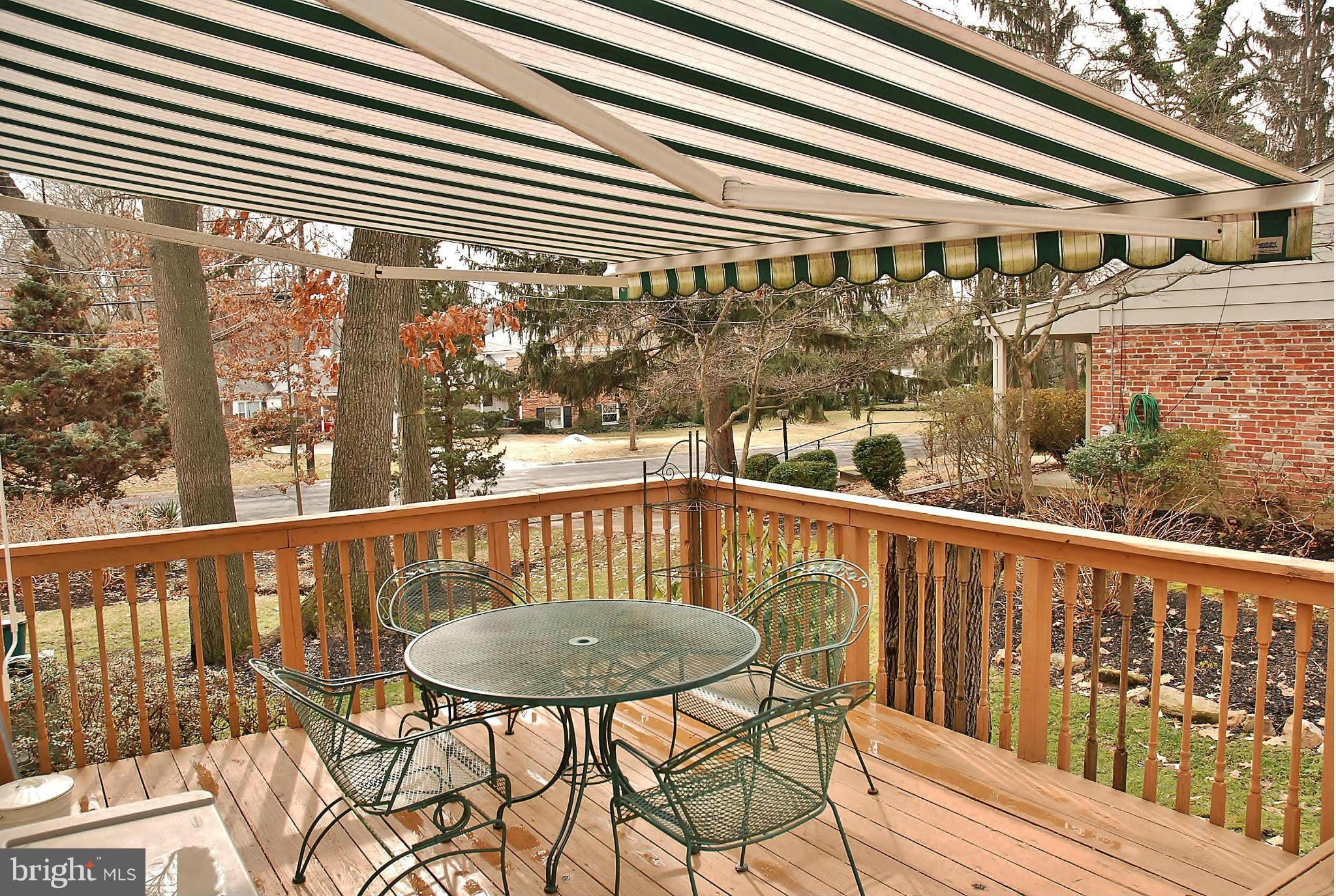 9916 Harrogate Road Bethesda, MD 20817 - Photo 18 of 25 Deck with Awning Open
