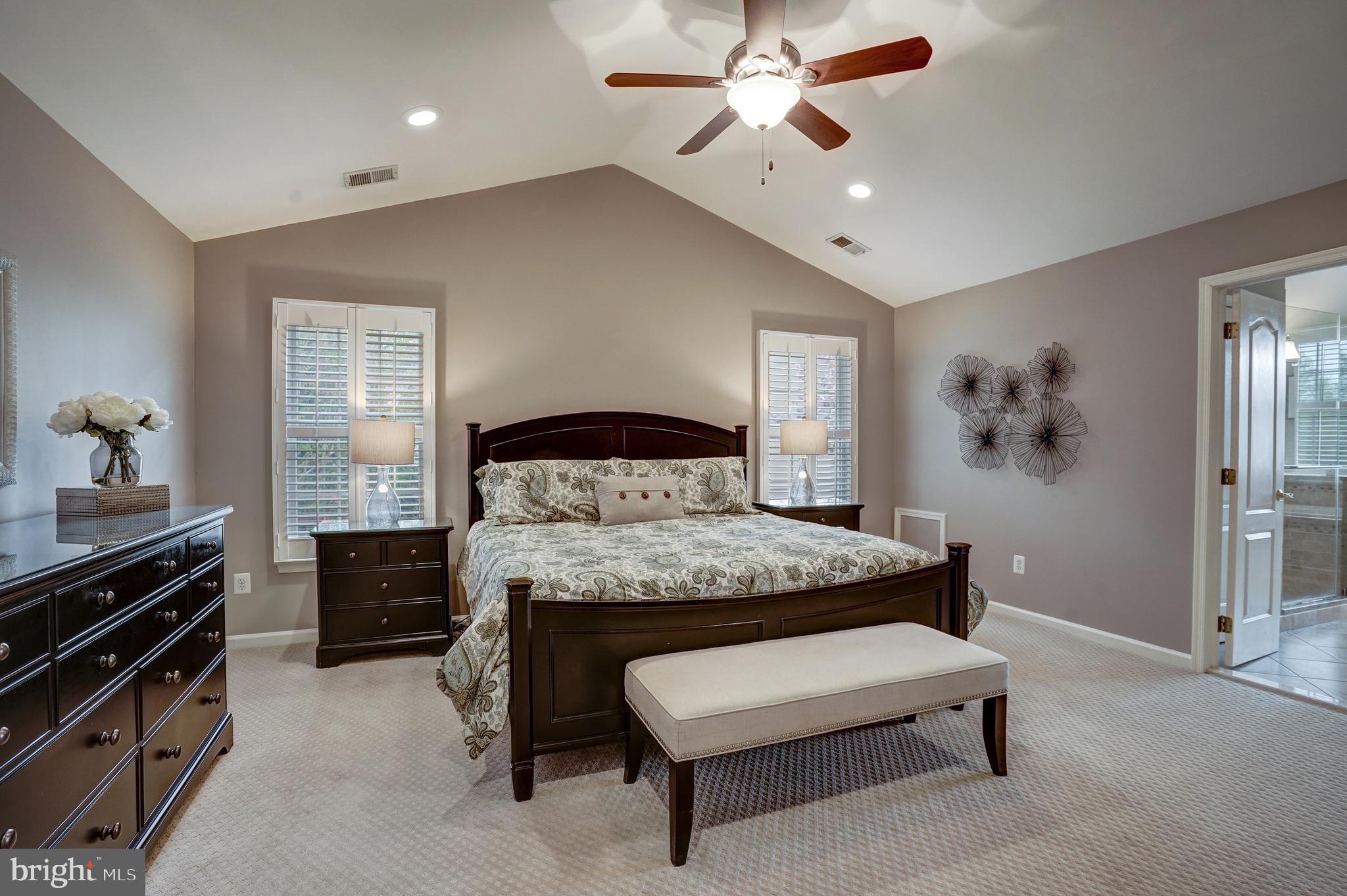 1308 Stable Farm Court Reston, VA 20194 - Photo 21 of 50 Master suite w/vaulted ceiling, 2-walk in closets