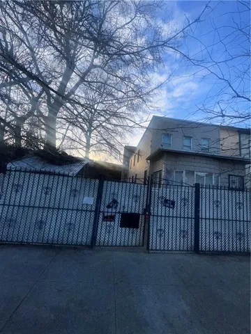 a view of backyard space