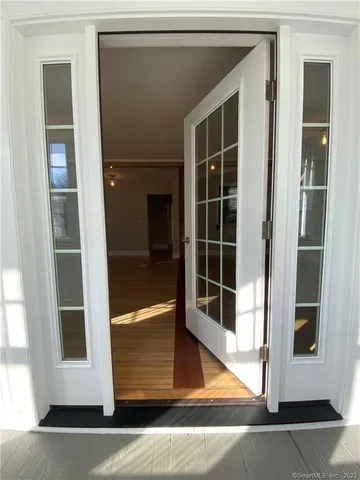 a view of front door
