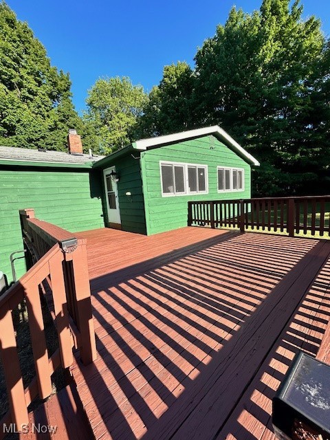 17510 Munn Road Chagrin Falls, OH 44023 - Photo 16 of 35 View of wooden deck
