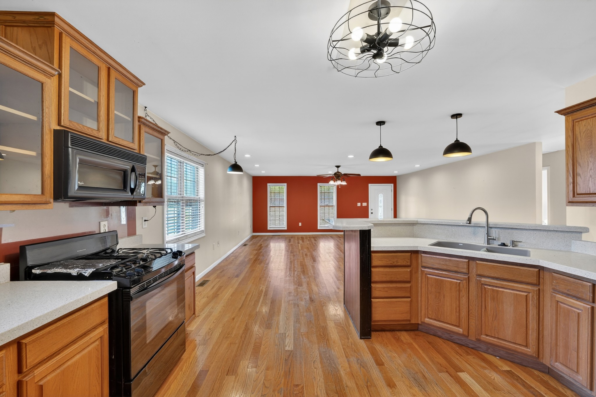 44 Old Camargo Road Fayetteville, TN 37334 - Photo 11 of 38 a kitchen with a sink and a stove top oven