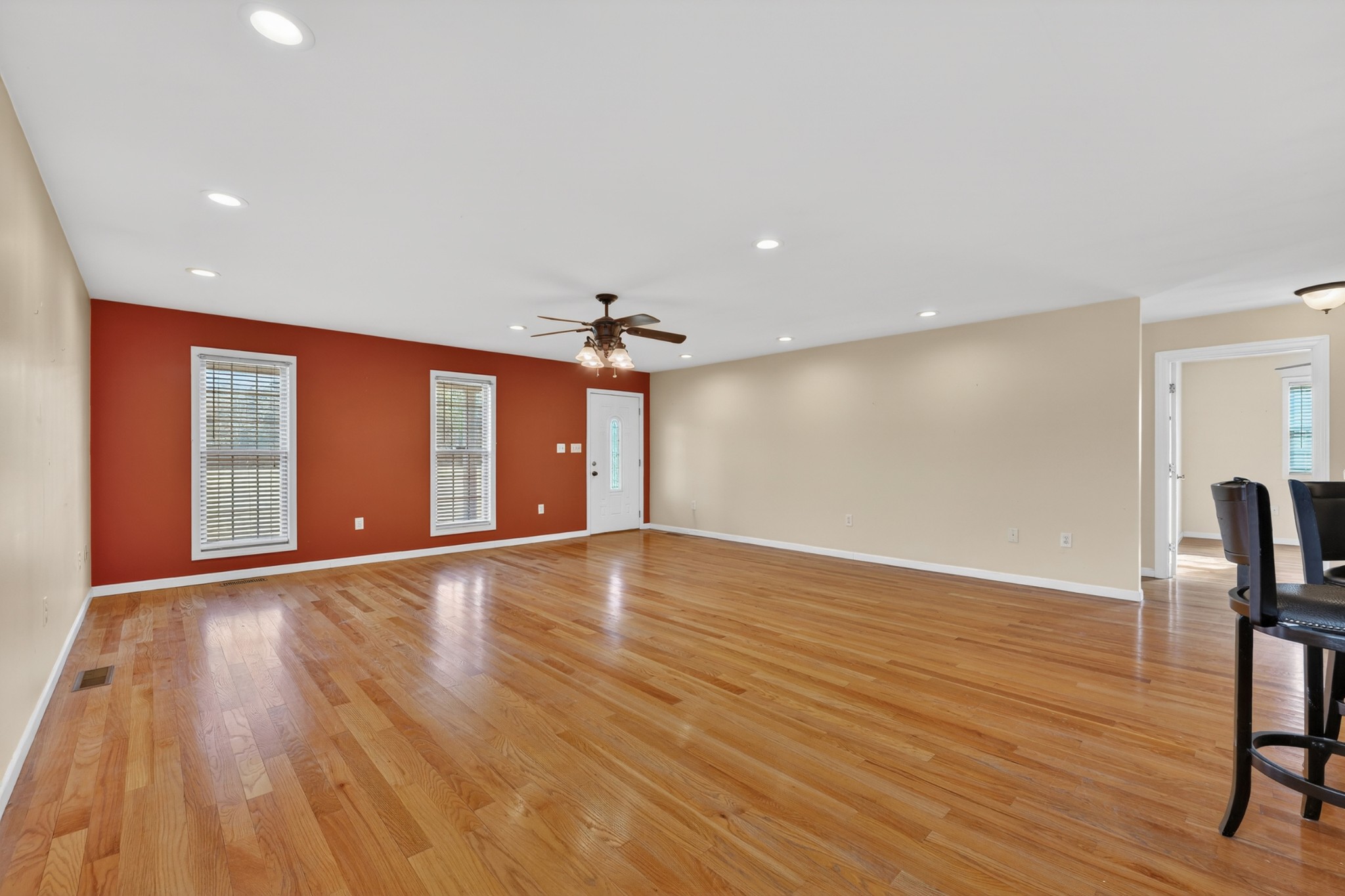 44 Old Camargo Road Fayetteville, TN 37334 - Photo 12 of 38 a view of an empty room with wooden floor and a window