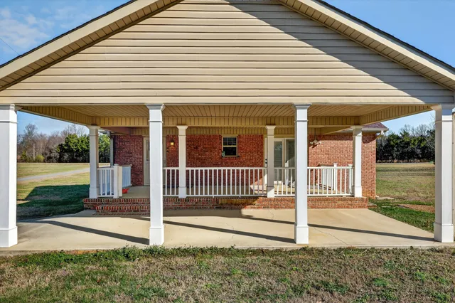 a view of a house with a balcony