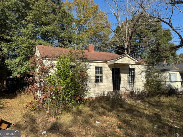 a aerial view of a house