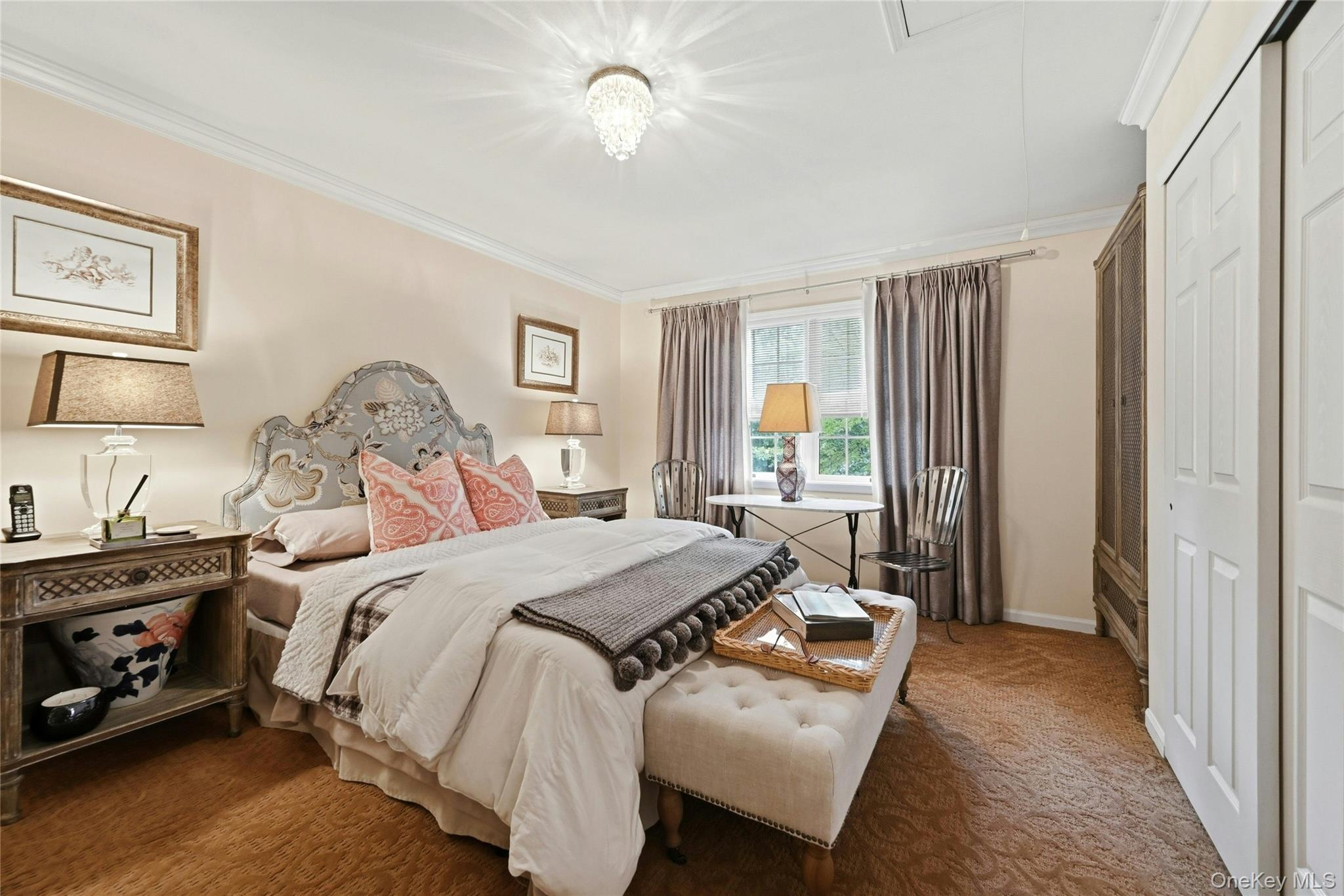 6 Thunder Road Miller Place, NY 11764 - Photo 28 of 50 The Well Appointed, Well Sized First Guest Bedroom Offers All Elegant Decor, Beautiful Moldings, A Double Sized Window For Natural Light, Double Sized Closet Built In Niche For Additional Furniture, And Ample Room For A Large Bedroom Set/Furniture.