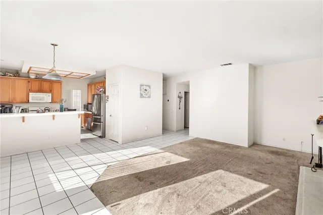 a view of kitchen with windows