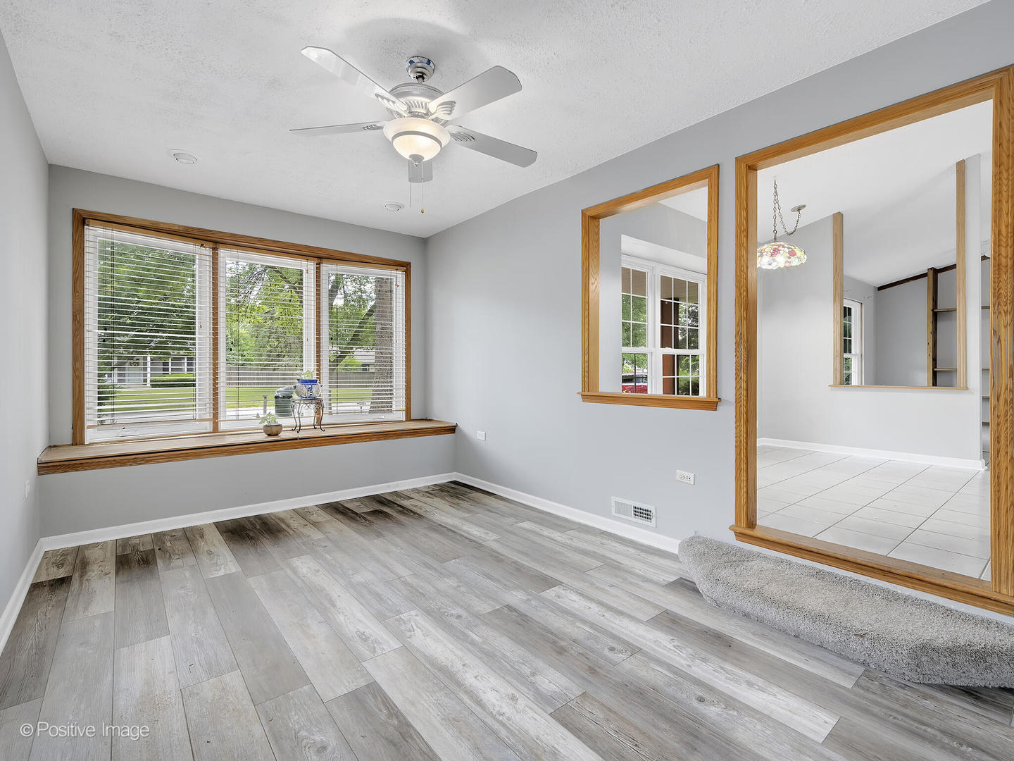 1985 Navarone Drive Naperville, IL 60565 - Photo 13 of 24 a view of an empty room with a window and wooden floor