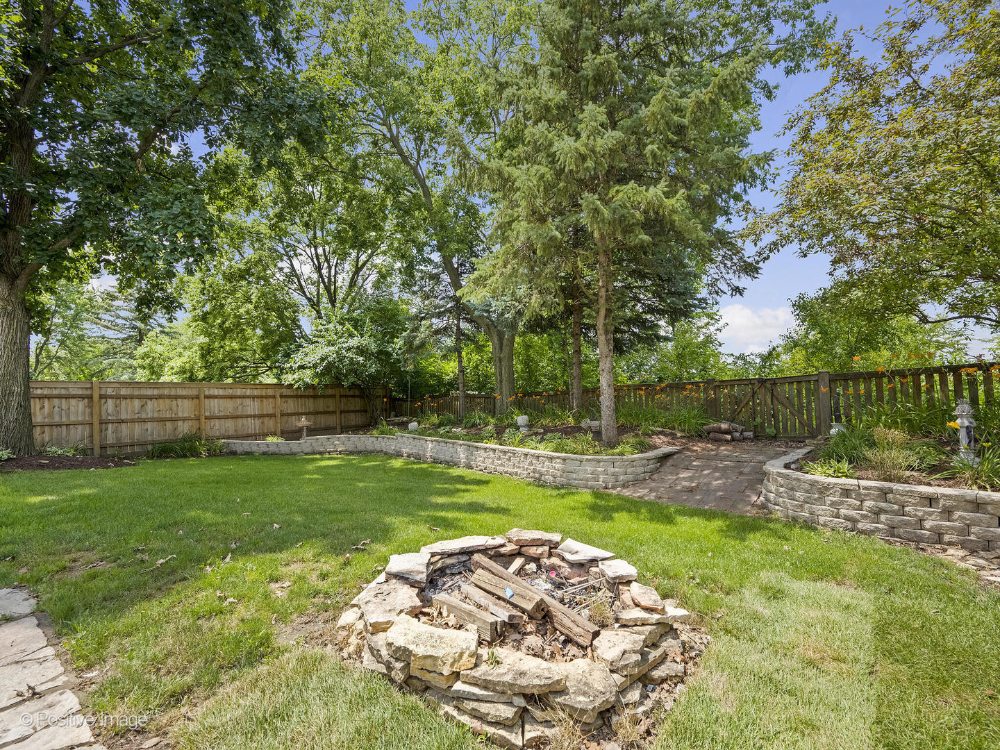 1985 Navarone Drive Naperville, IL 60565 - Photo 22 of 24 a view of a backyard with wooden fence