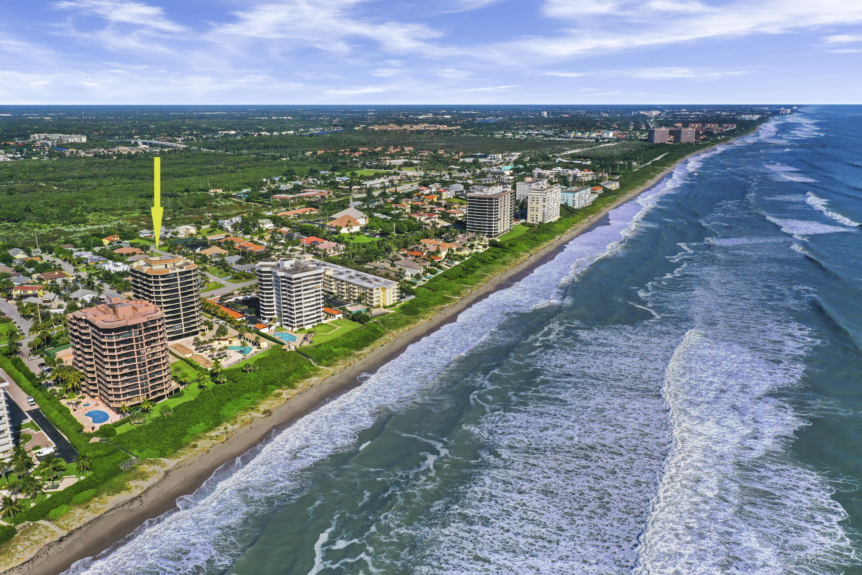 570 Ocean Drive, Unit 601 Juno Beach, FL 33408 - Photo 30 of 35 a view of a city street view and ocean view
