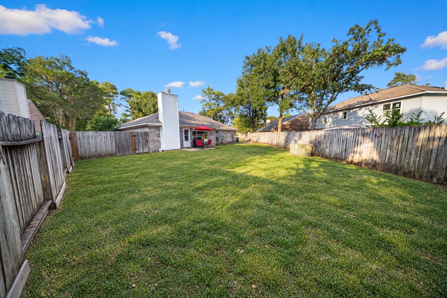 9107 Towerstone Court Spring, TX 77379 - Photo 5 of 42 View from the back fence...This yard has so much potential.
