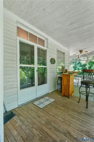 a view of a backyard of a house