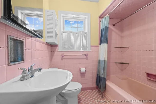 a bathroom with a sink a mirror and a toilet