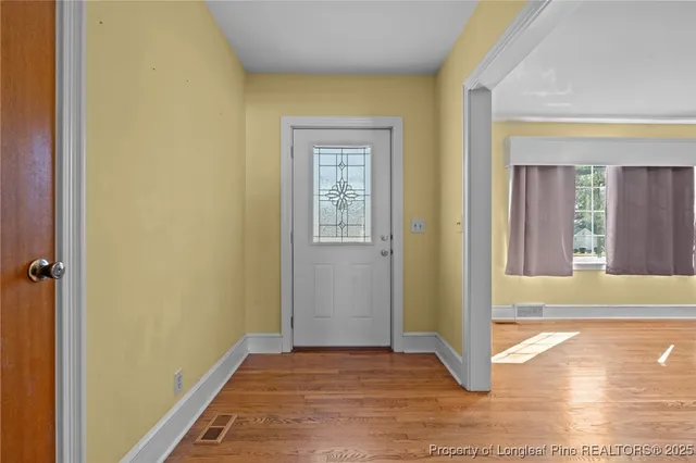 a view of an empty room