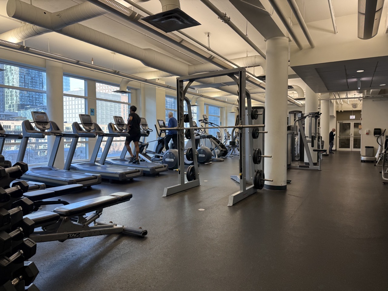 445 East North Water Street, Unit 2003 Chicago, IL 60611 - Photo 18 of 18 a view of a room with gym equipment