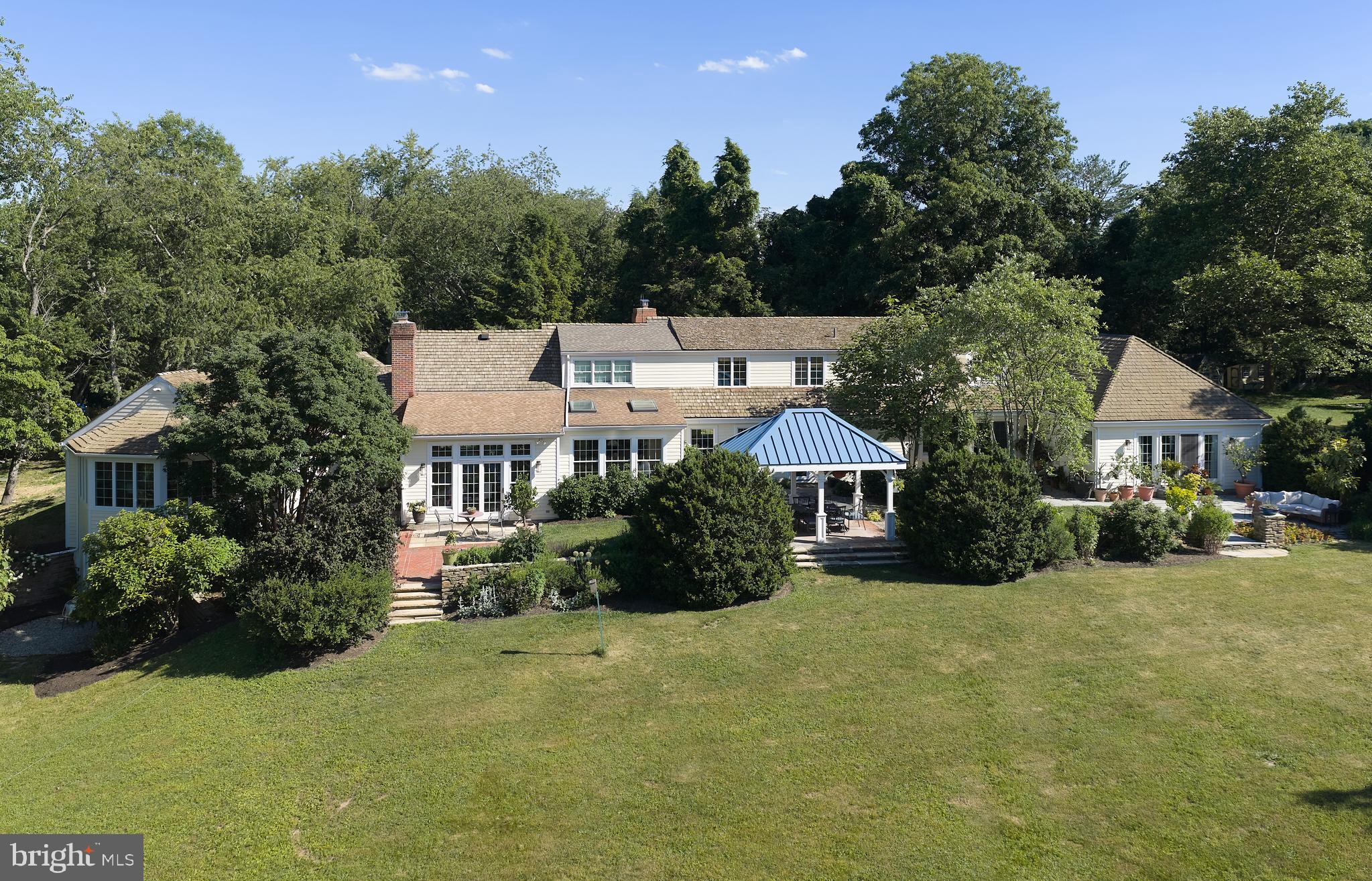 941 Mt Eyre Road Washington Crossing, PA 18977 - Photo 60 of 67 Rear Aerial