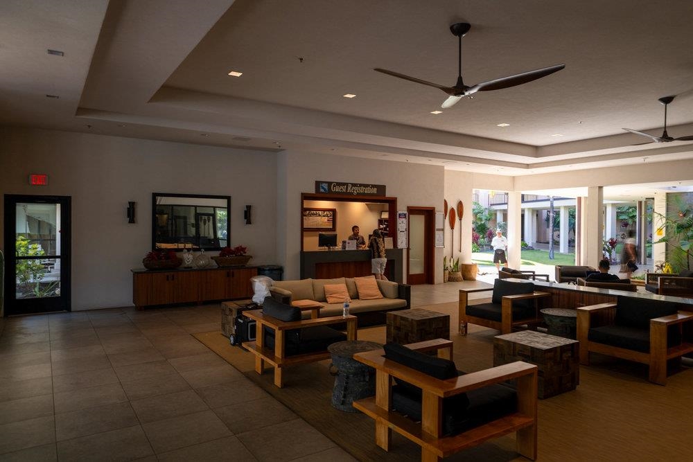 4327 Lower Honoapiilani Road, Unit 403 Lahaina, HI 96761 - Photo 41 of 42 a living room with furniture and a large window