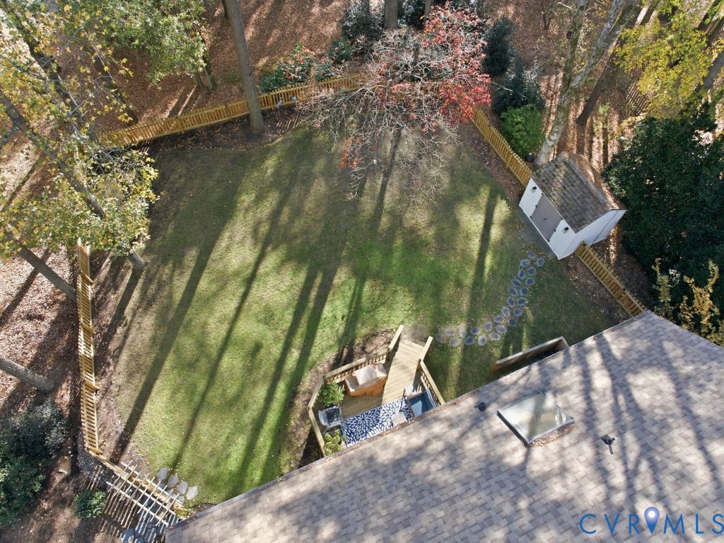 5600 Houndmaster Road Midlothian, VA 23112 - Photo 35 of 46 a backyard of a house with lots of green space