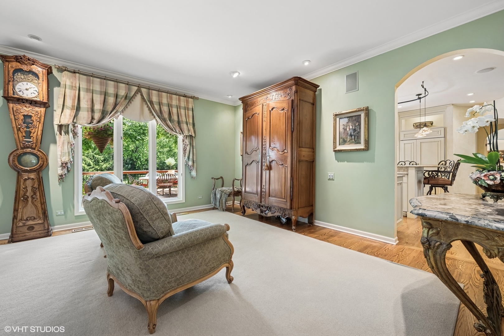 85 Ela Road Inverness, IL 60067 - Photo 18 of 89 a spacious bedroom with a bed and a large window