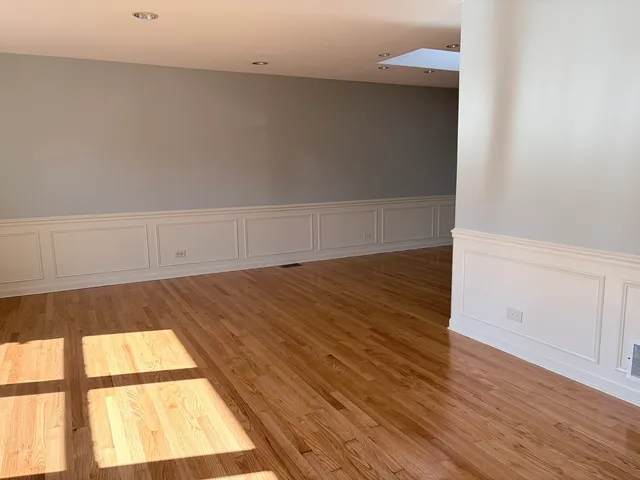 wooden floor in an empty room