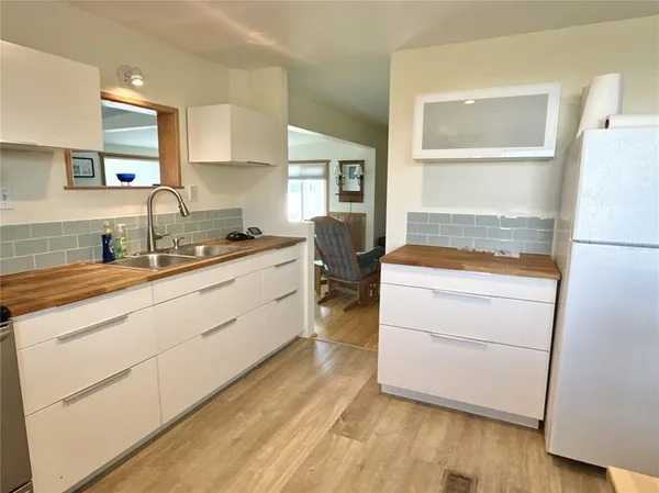 a room with storage and utility