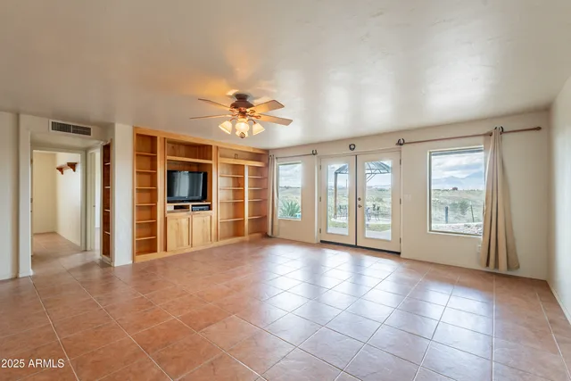 a view of an empty room