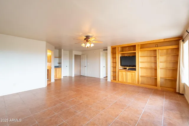 a utility room with cabinets