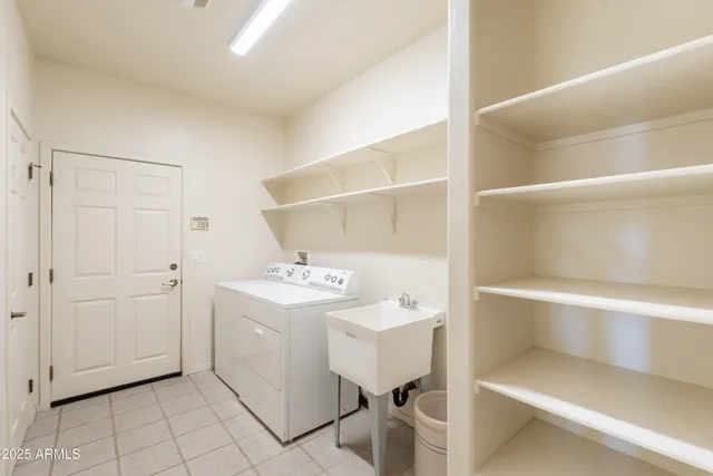 a outdoor space with furniture