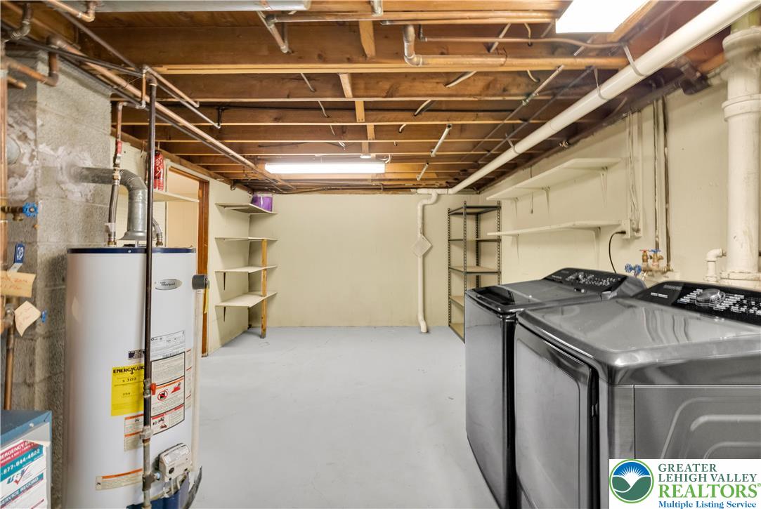 2118 6th Street Bethlehem, PA 18020 - Photo 31 of 40 a utility room with dryer and washer