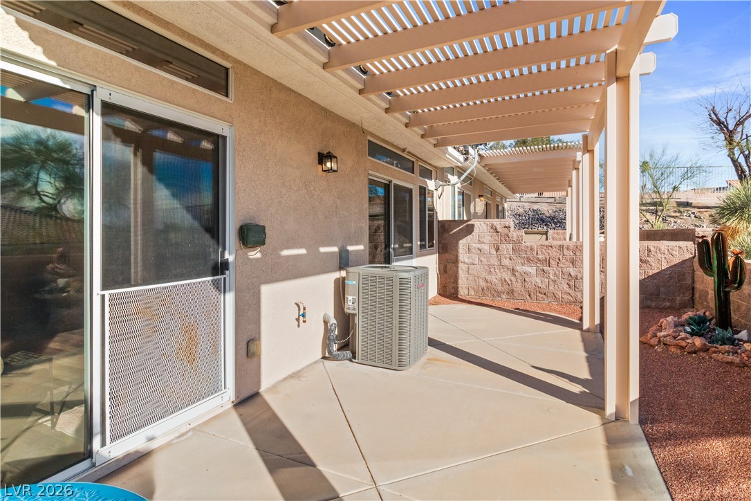 3350 Pheasant Canyon Way, Unit 1008 Laughlin, NV 89029 - Photo 46 of 80 View of patio featuring a pergola