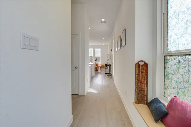 a view of a swimming pool with lounge chair