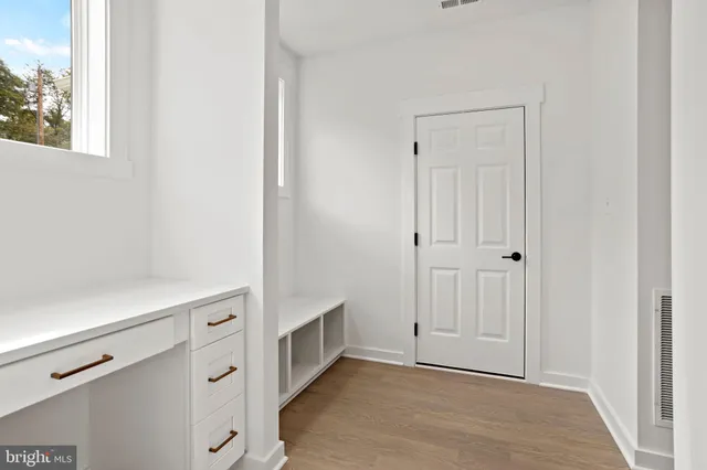 a view of a bathroom with a shower