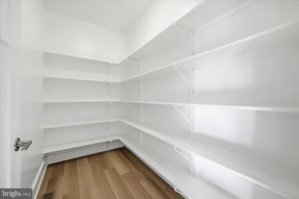 a view of a room with shelf