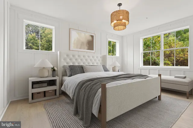 a view of swimming pool with an ocean view