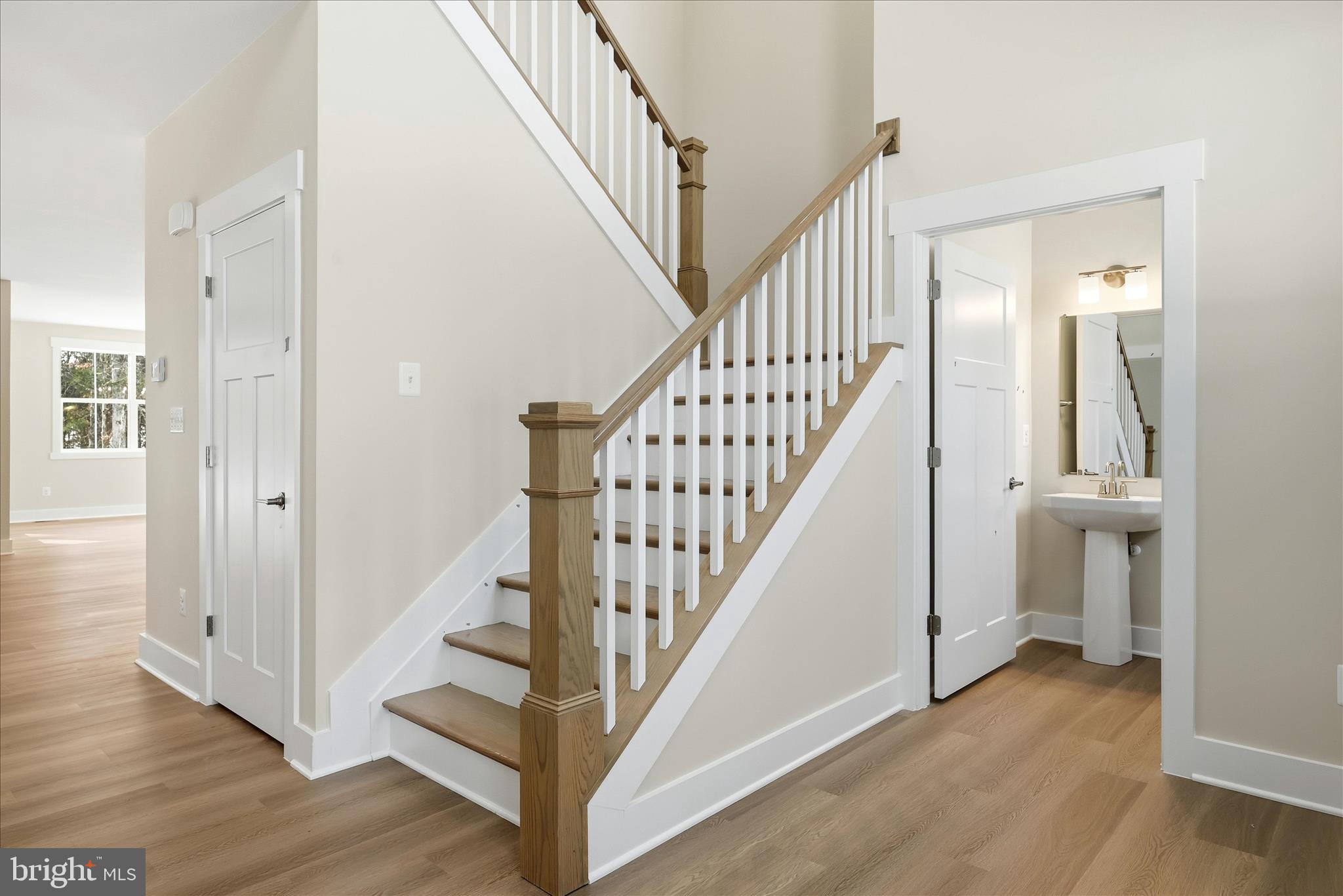 640 Grim Road Stephens City, VA 22655 - Photo 5 of 50 a view of entryway with wooden floor and stairs