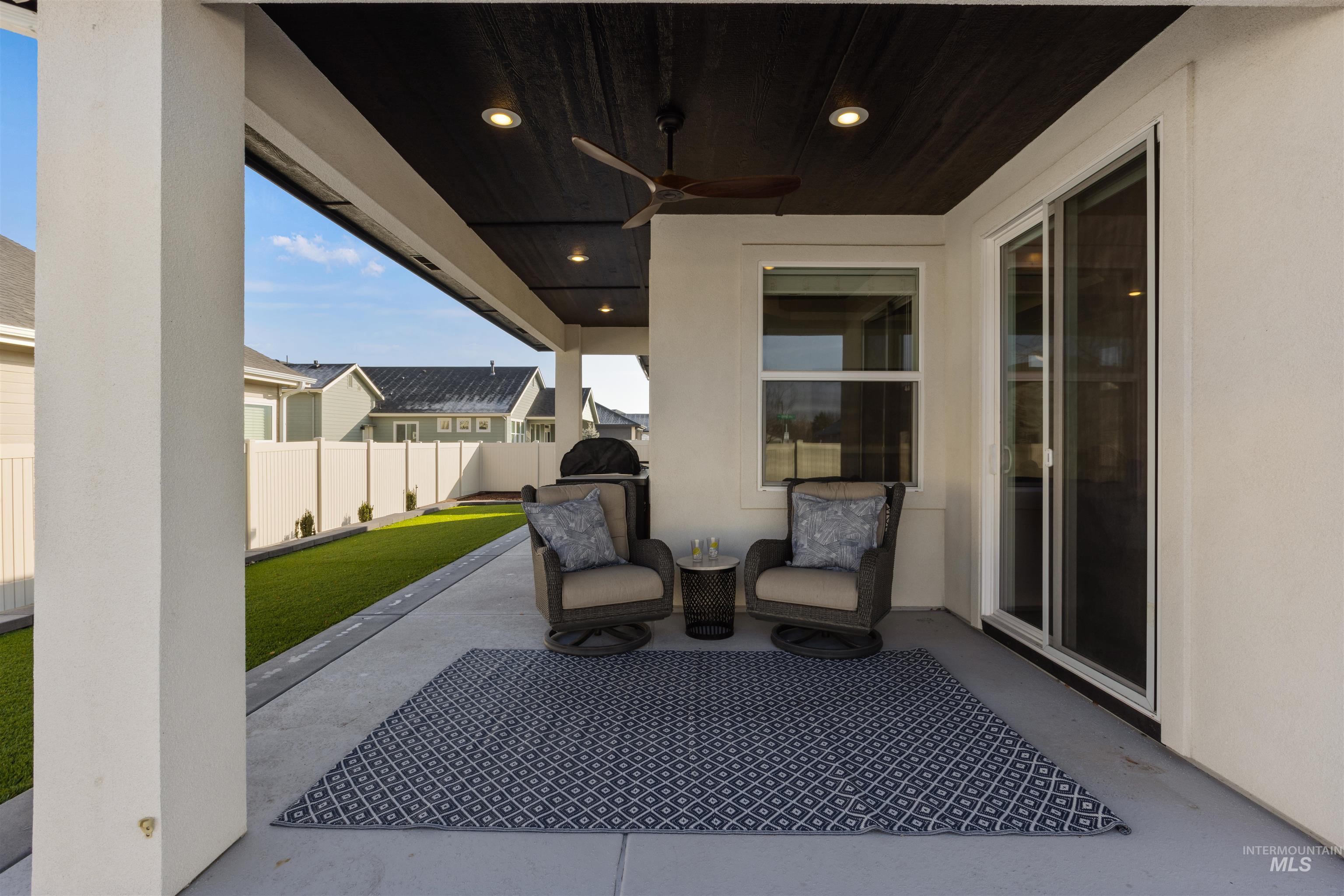 4551 South Lava Springs Loop Nampa, ID 83686 - Photo 40 of 49 View of patio with a ceiling fan