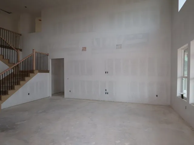 a view of room with stairs