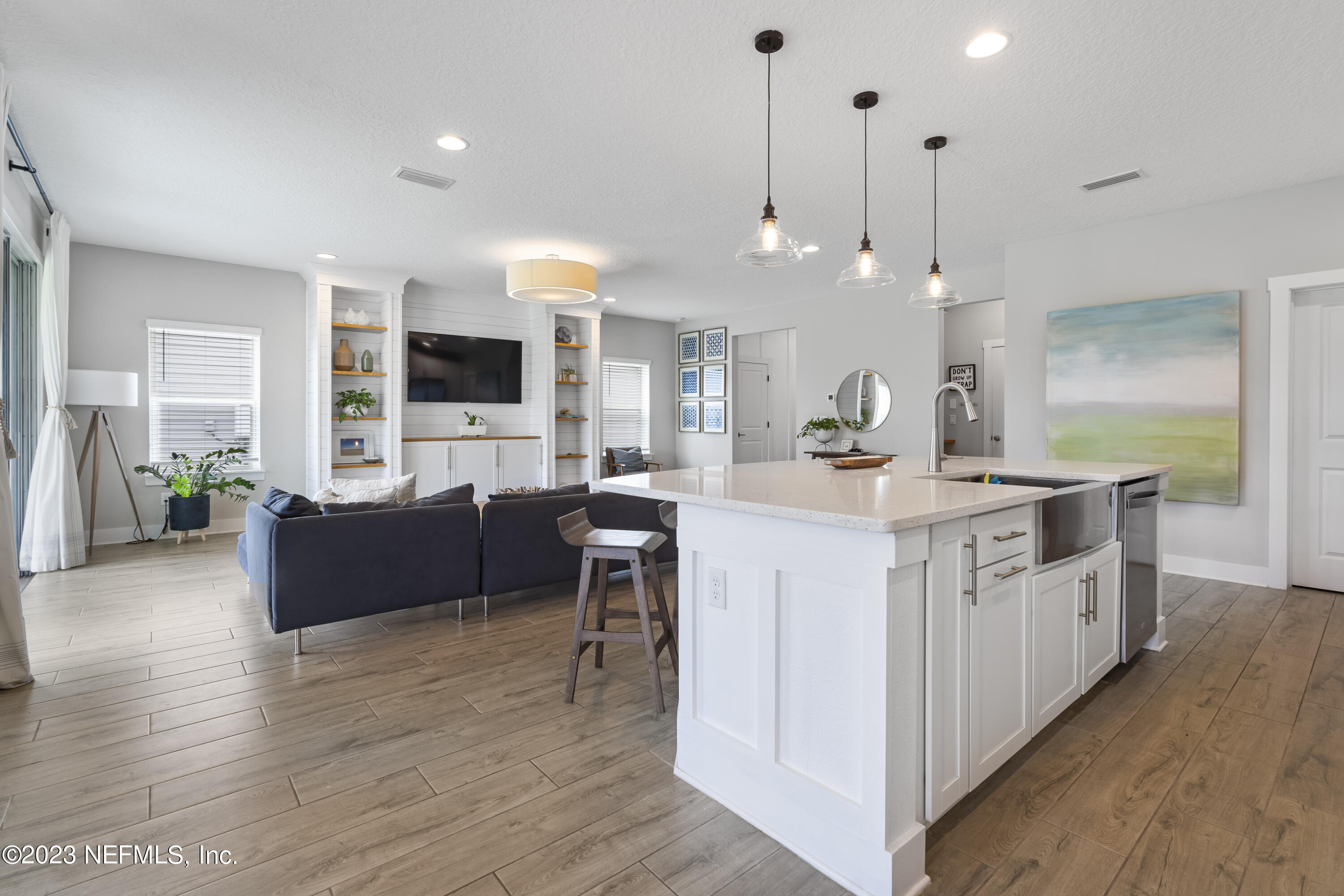 36 Strobe Court St. Augustine, FL 32095 - Photo 17 of 47 a bathroom with a double vanity sink and a mirror