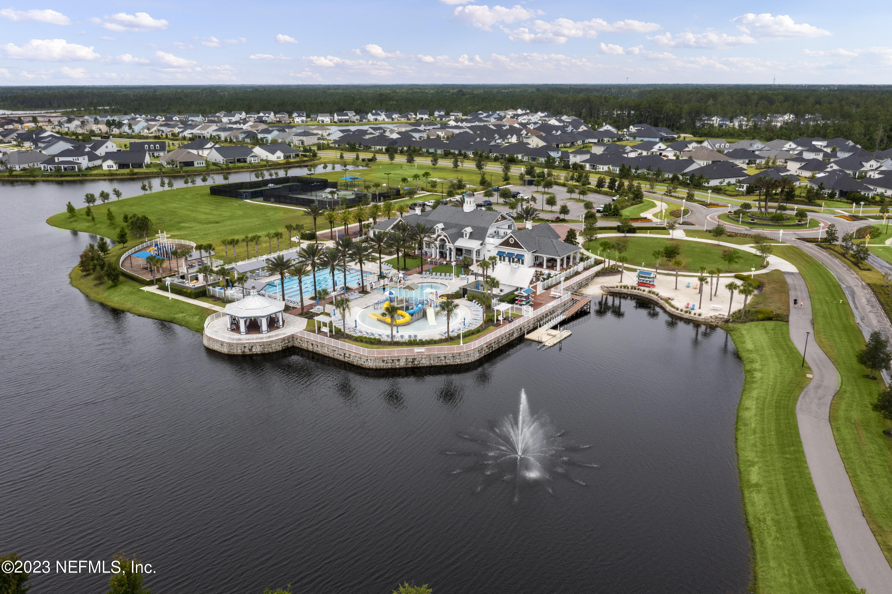 36 Strobe Court St. Augustine, FL 32095 - Photo 47 of 47 a view of a balcony with dining table & chairs