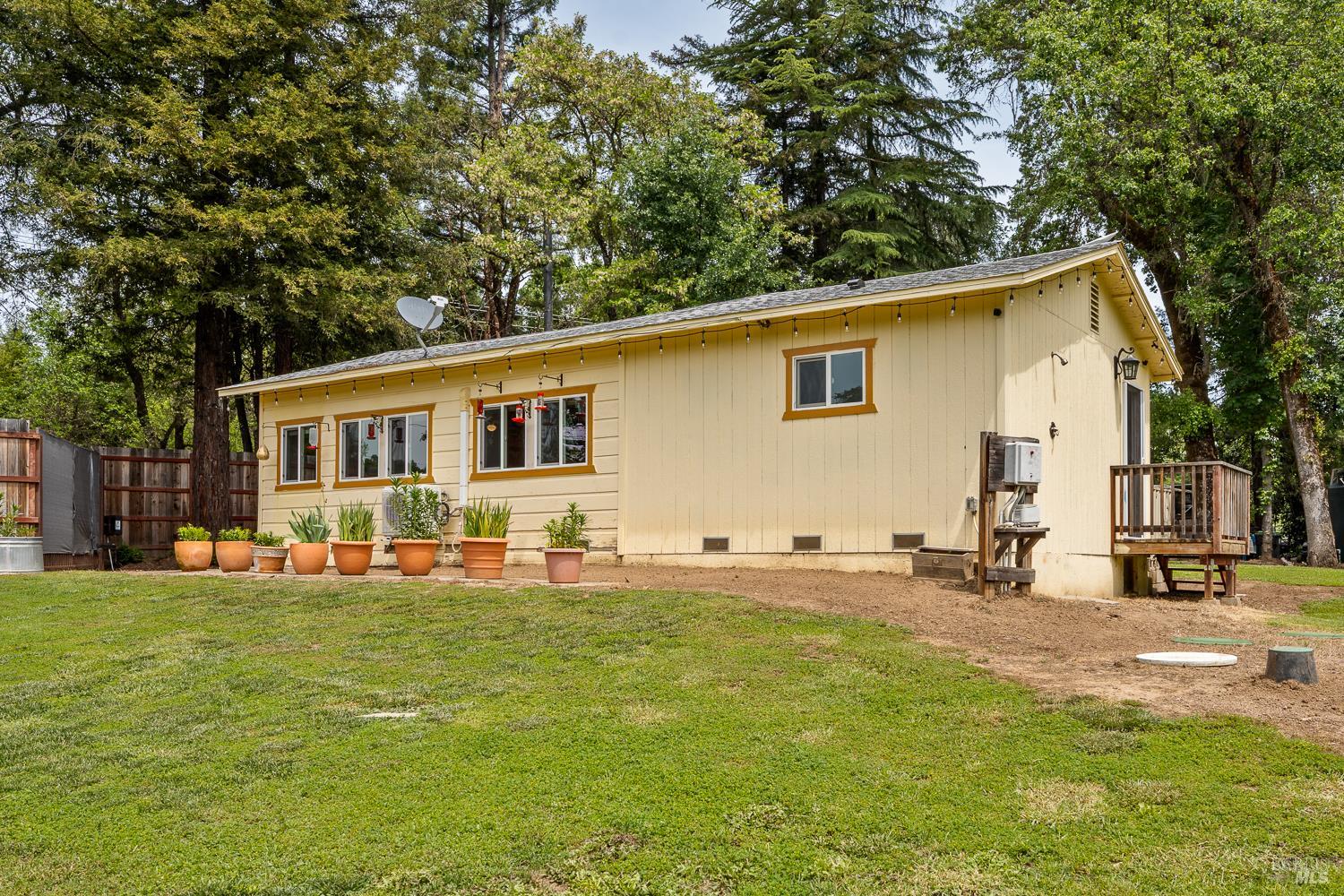 8251 East Potter Valley Road Ukiah, CA 95482 - Photo 3 of 29 a front view of house with yard and green space