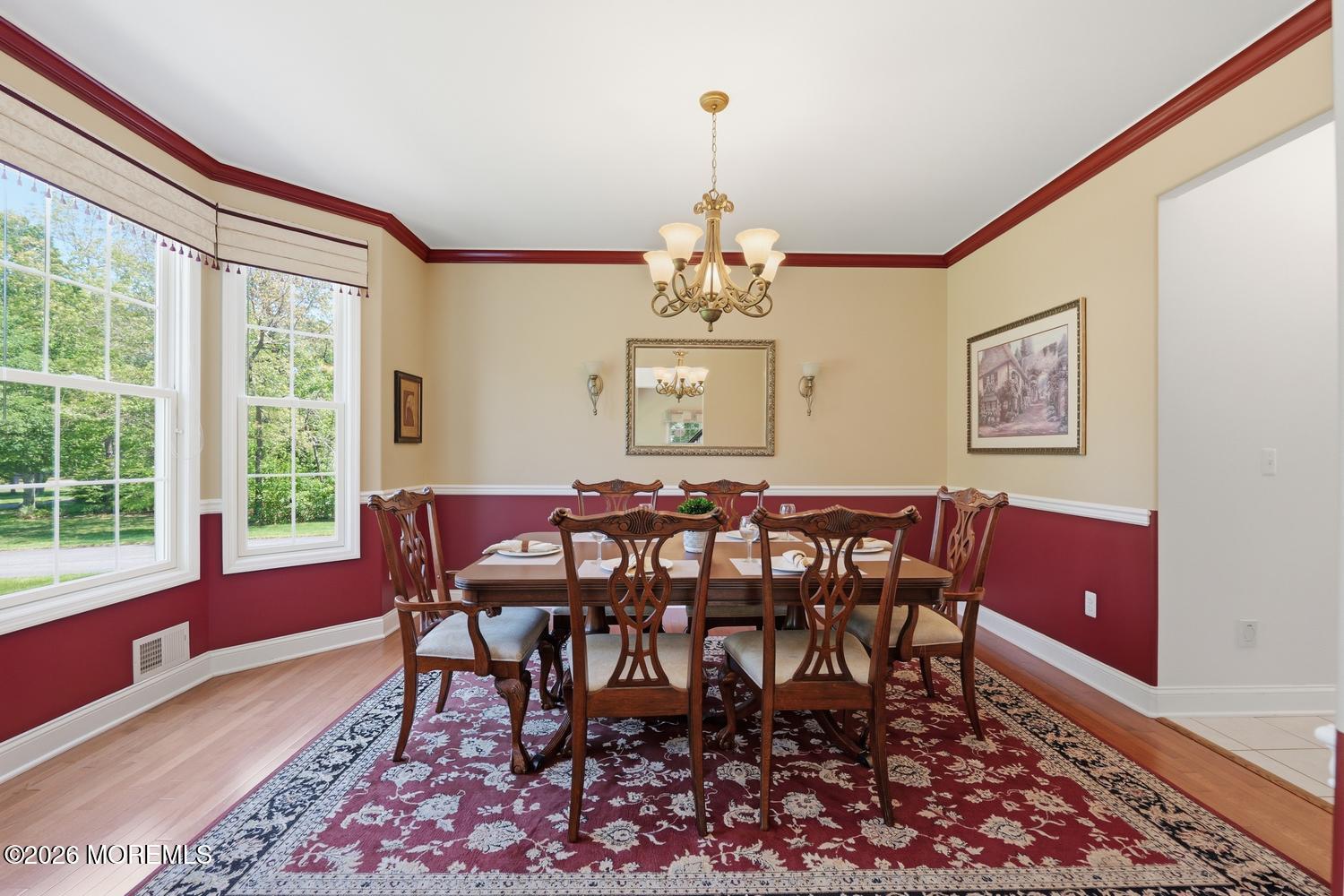 7 Cherry Tree Lane Cream Ridge, NJ 08514 - Photo 5 of 47 a view of a dining room with furniture window and wooden floor