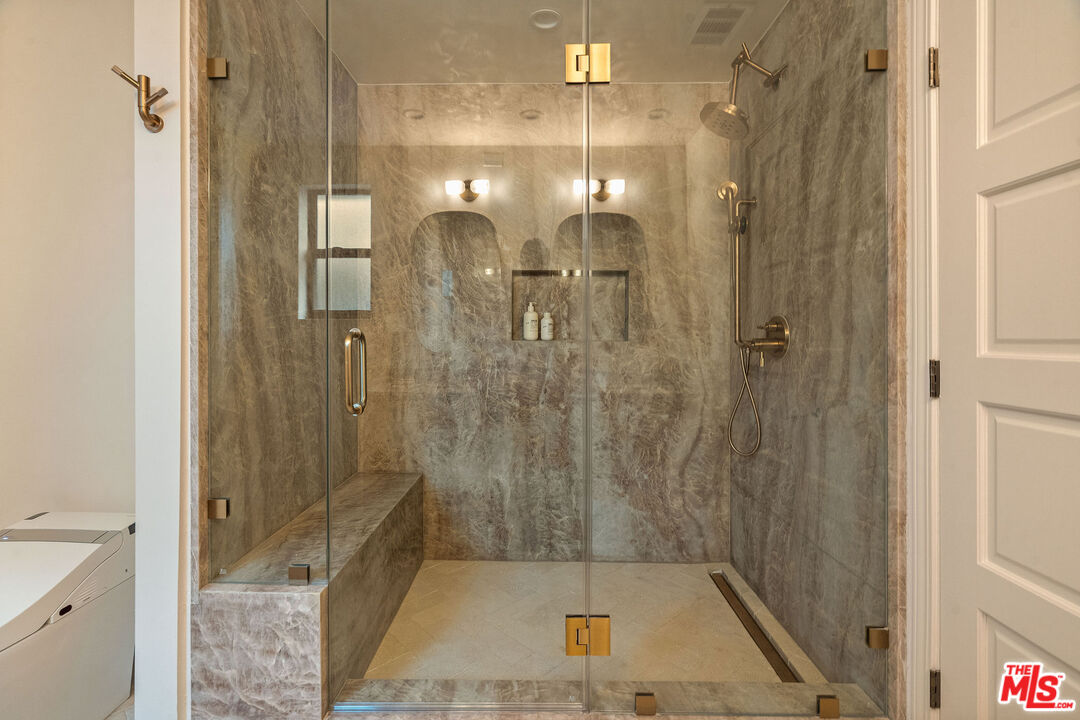 851 Dickson Street Marina del Rey, CA 90292 - Photo 28 of 39 a bathroom with a shower and a sink