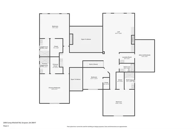 $1,289,000 | 2590 Camp Mitchell Road, Grayson, GA 30017