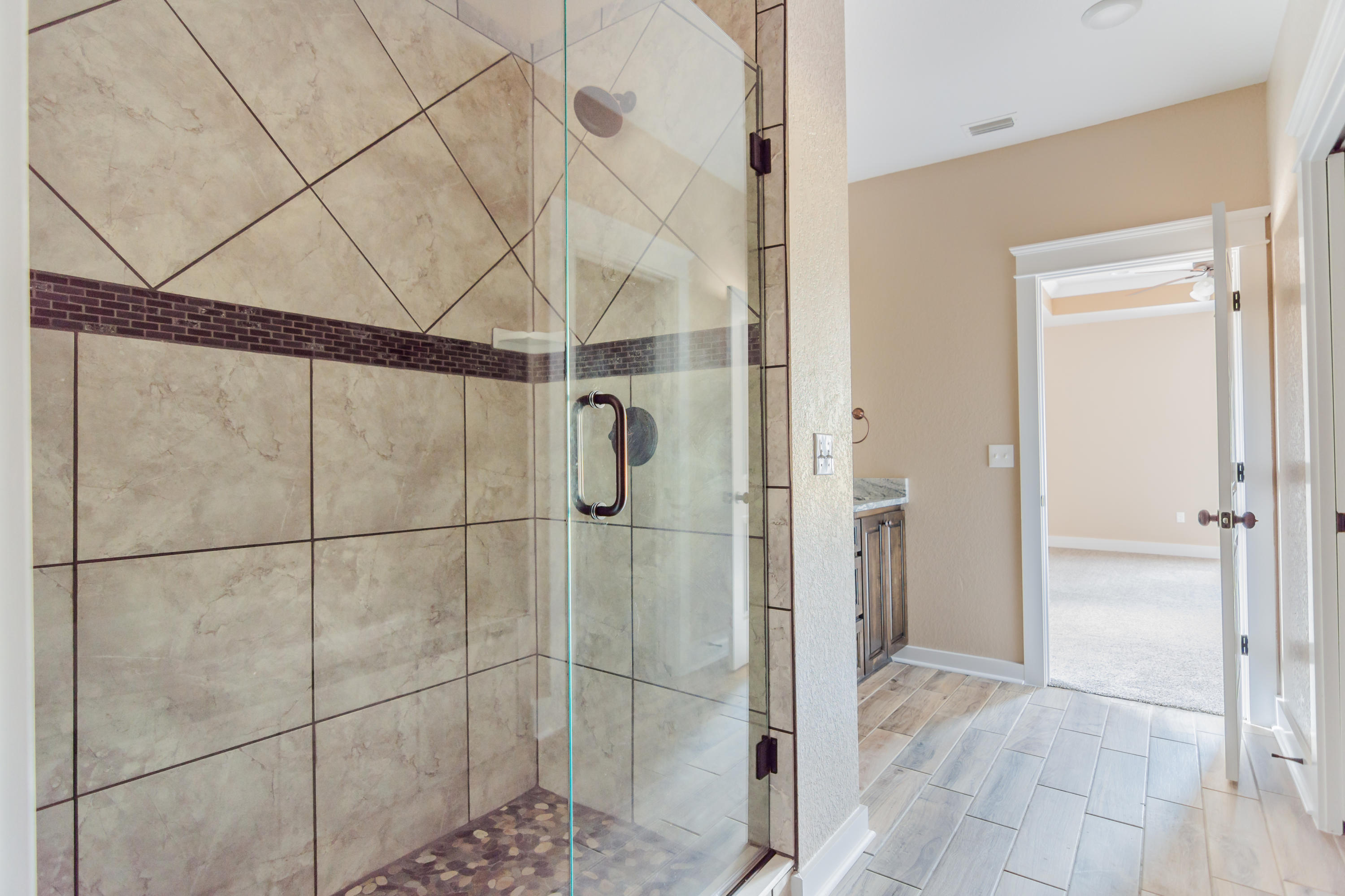 4088 Happy Trails Road Crestview, FL 32539 - Photo 22 of 27 a bathroom with a shower