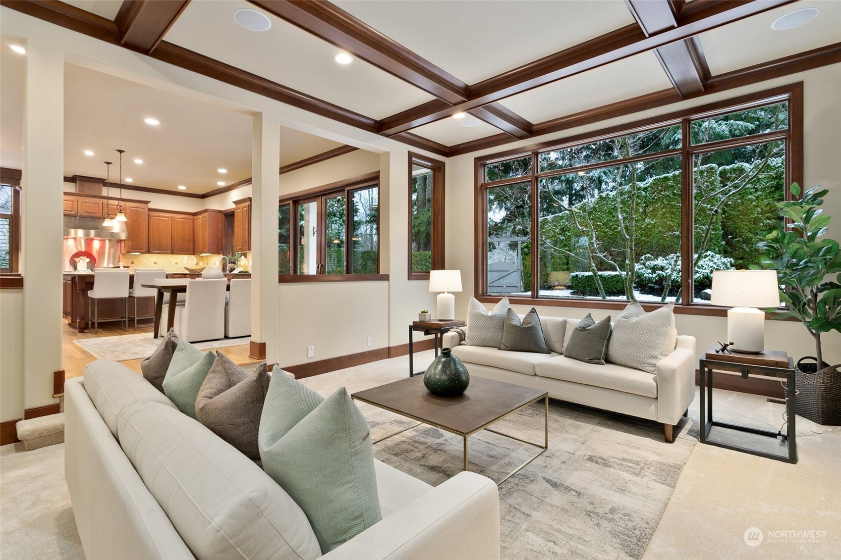 573 Saddleback Loop Way Northwest Issaquah, WA 98027 - Photo 6 of 40 a living room with furniture and a large window